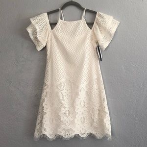 JCP Speechless White Lace Mini Dress